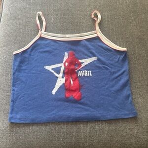 avril lavigne concert tank sz xl  worn once at the show